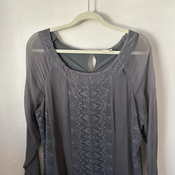 Sundance gray maxi dress size 14P - Picture 12 of 12